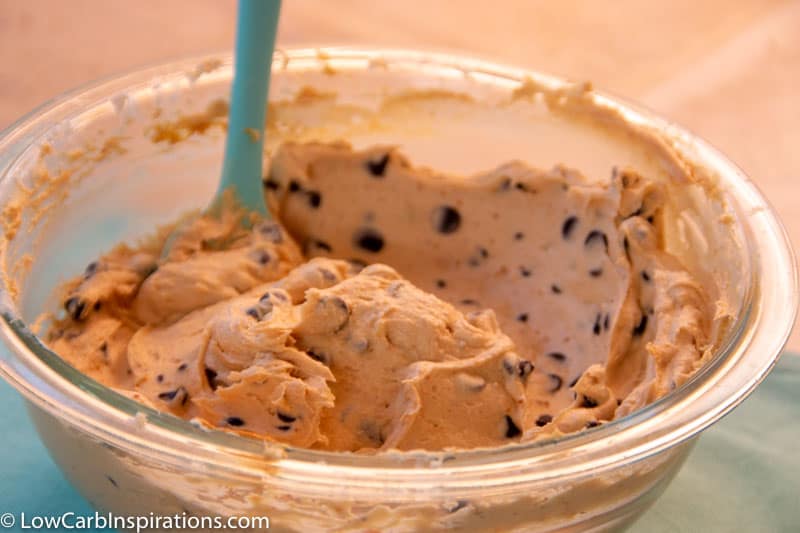 Cookie dough in a bowl