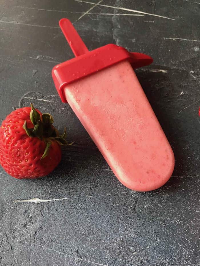 Easy Low Carb Strawberry Popsicles Recipe