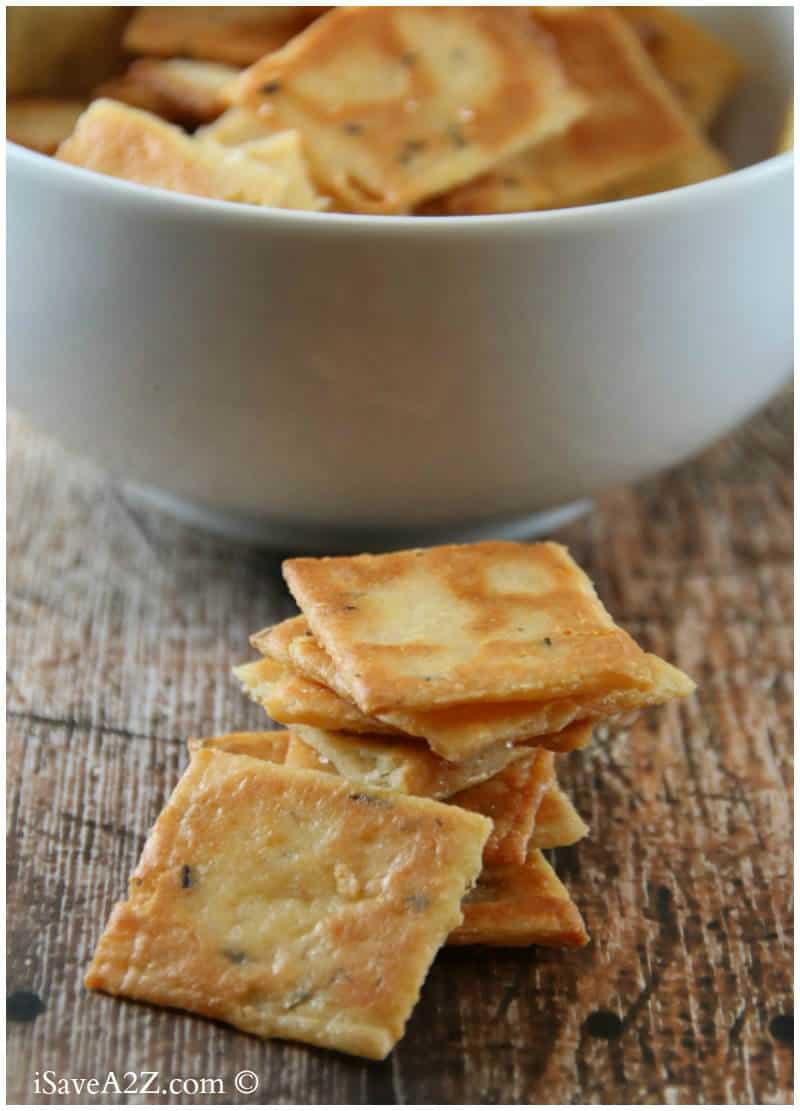 Keto Cheese Crackers - Healthy Recipes Blog