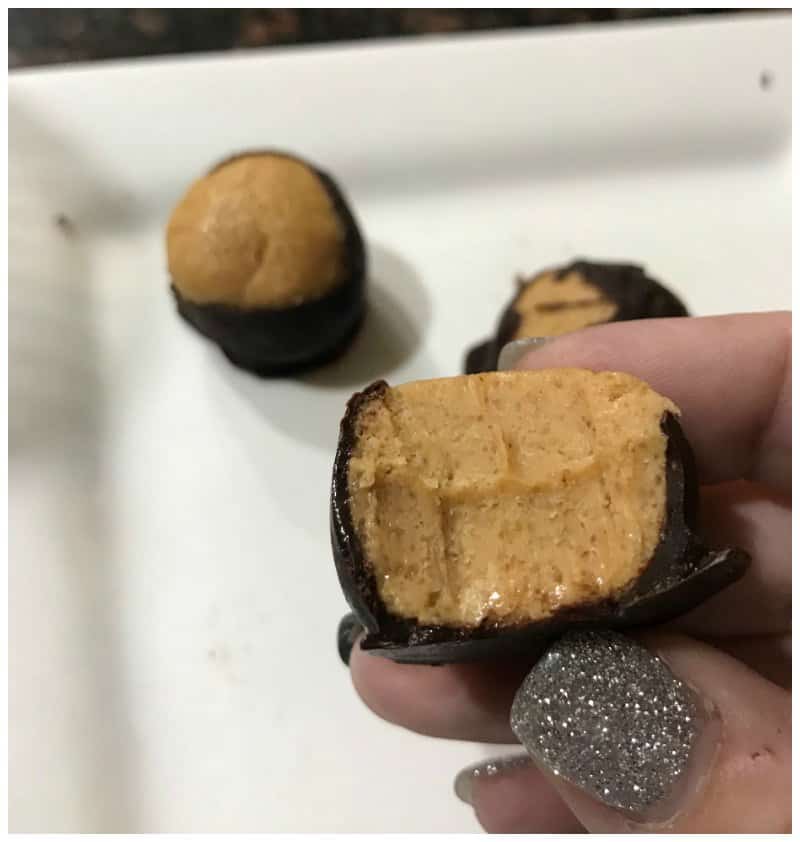 Low Carb Peanut Butter and Chocolate Balls Recipe