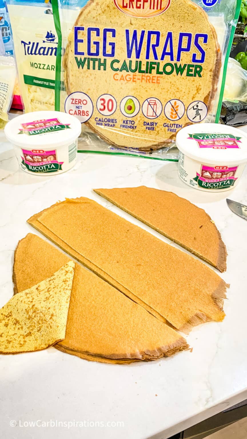 Keto Lasagna Recipe (made using Crepini Egg Wraps) Low Carb Inspirations