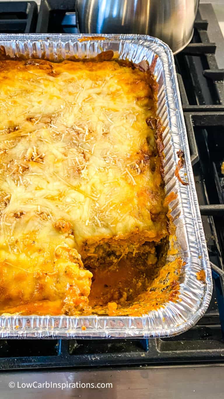 Keto Lasagna Recipe (made using Crepini Egg Wraps) Low Carb Inspirations