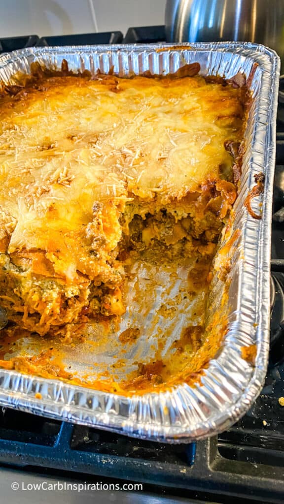 Keto Lasagna Recipe (made using Crepini Egg Wraps) Low Carb Inspirations