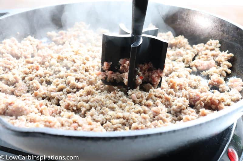 Low Carb Biscuits and Sausage Gravy Recipe