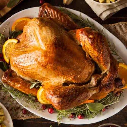 Low Carb Thanksgiving Turkey Recipe in Pickle Juice Brine