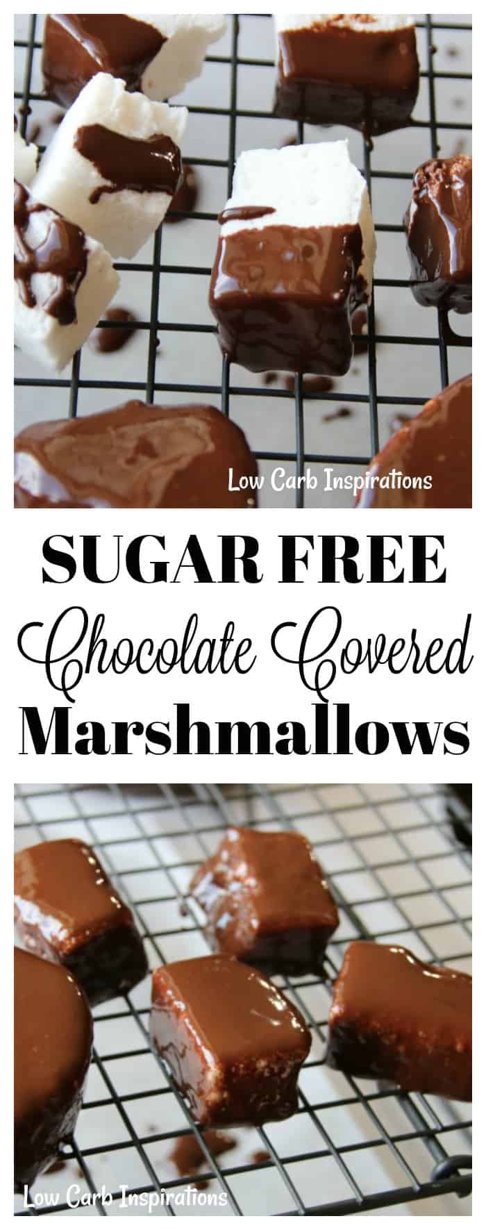 Sugar-Free Chocolate Covered Marshmallows