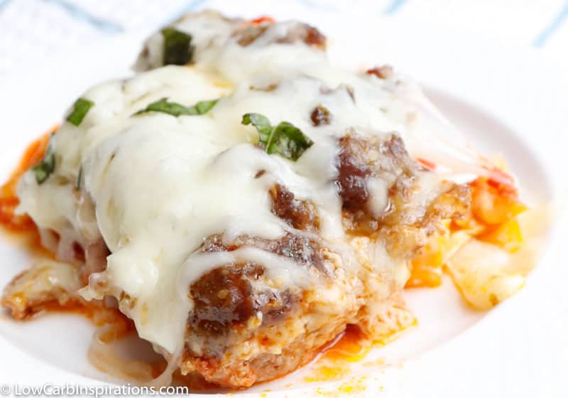 Slow Cooker Keto Meatball Casserole Recipe