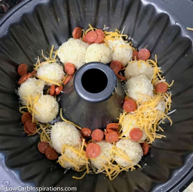 The BEST Low Carb Pull Apart Pizza Bread Recipe Low Carb Inspirations