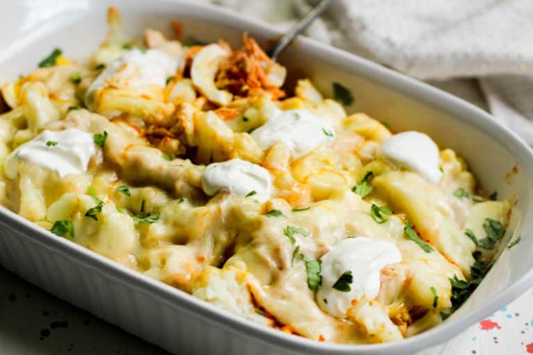 Low Carb Buffalo Chicken Casserole