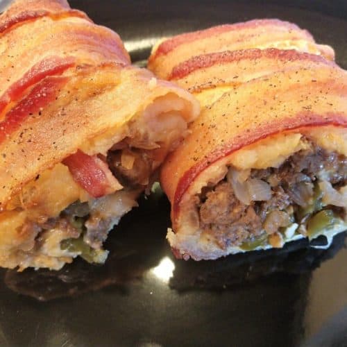 Keto Bacon Wrapped Burrito Recipe
