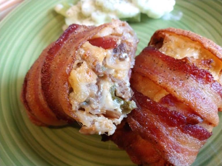 Keto Bacon Wrapped Burrito Recipe