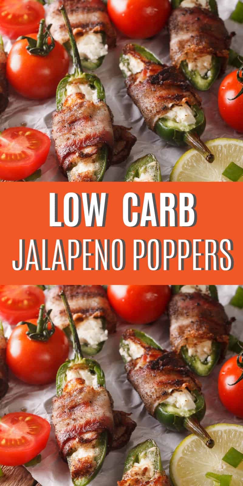 These easy low carb bacon wrapped jalapeno poppers with cream cheese are the perfect snack for the keto diet or your next get together with friends. Must try!