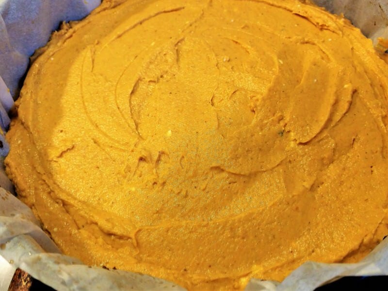 Keto Pumpkin Eggnog Layered Cheesecake Recipe
