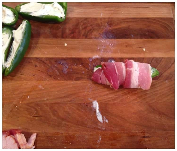 Easy Low Carb Bacon Wrapped Jalapeno Poppers with Cream Cheese Recipe 