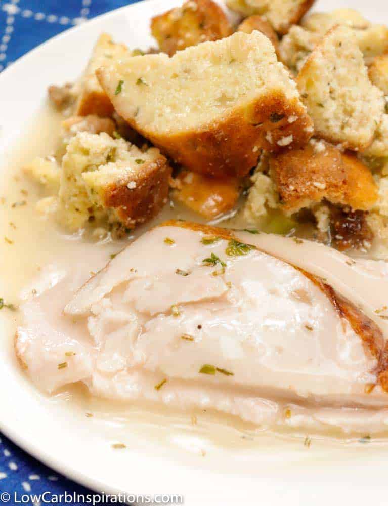 Low Carb Turkey, Gravy and Stuffing Recipe