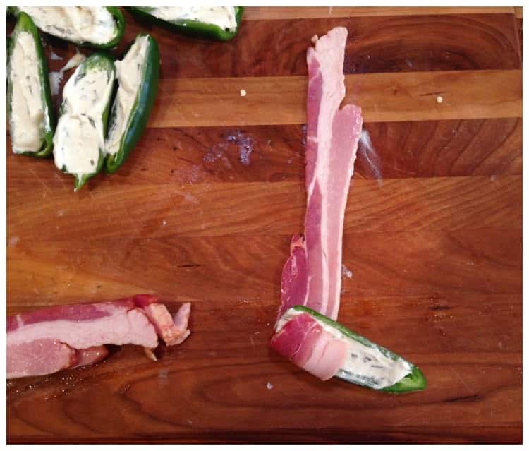 Easy Low Carb Bacon Wrapped Jalapeno Poppers with Cream Cheese Recipe 