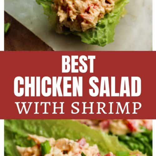 Best Chicken Salad with Shrimp Recipe on Lettuce Boats