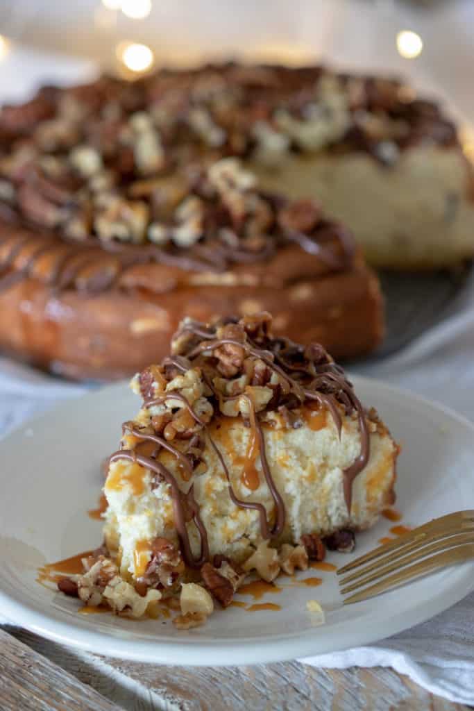 Keto Caramel Pecan Turtle Cheesecake Recipe