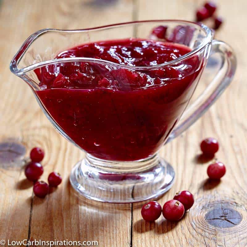Sugar Free Keto Cranberry Sauce Recipe