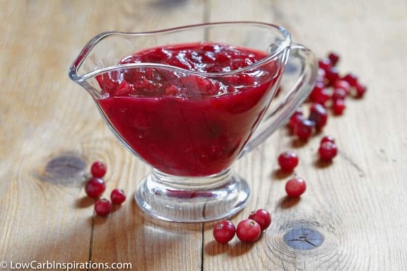 Sugar Free Keto Cranberry Sauce Recipe