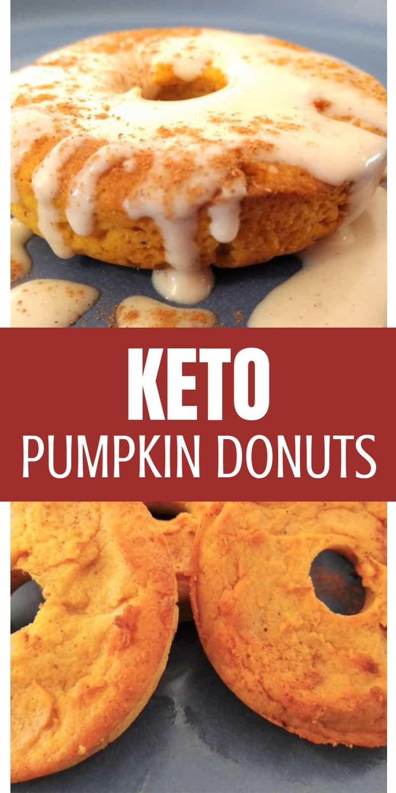 This keto pumpkin donuts with cream cheese recipe is definitely a delicious fall treat, but really could be enjoyed any time of the year.
