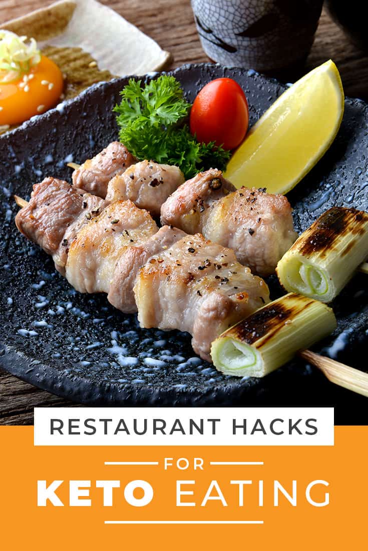 These keto restaurant hacks for dining out will help you continue burning fat while staying in ketosis! You don't want to miss hack #4, it's been a game changer!