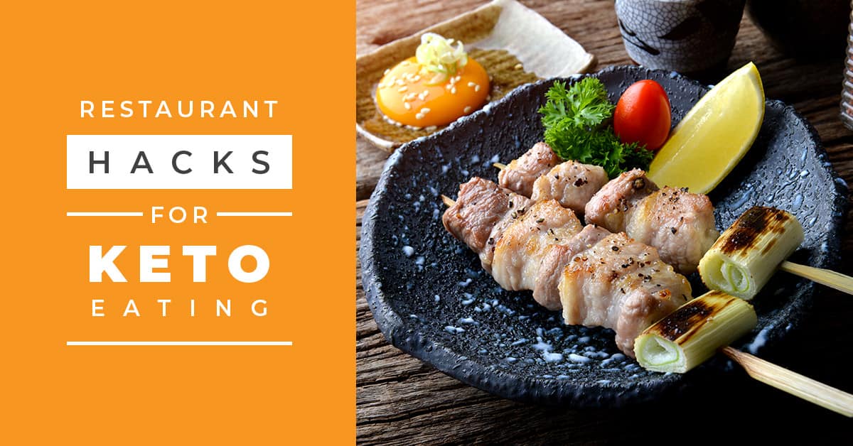 These keto restaurant hacks for dining out will help you continue burning fat while staying in ketosis! You don't want to miss hack #4, it's been a game changer!