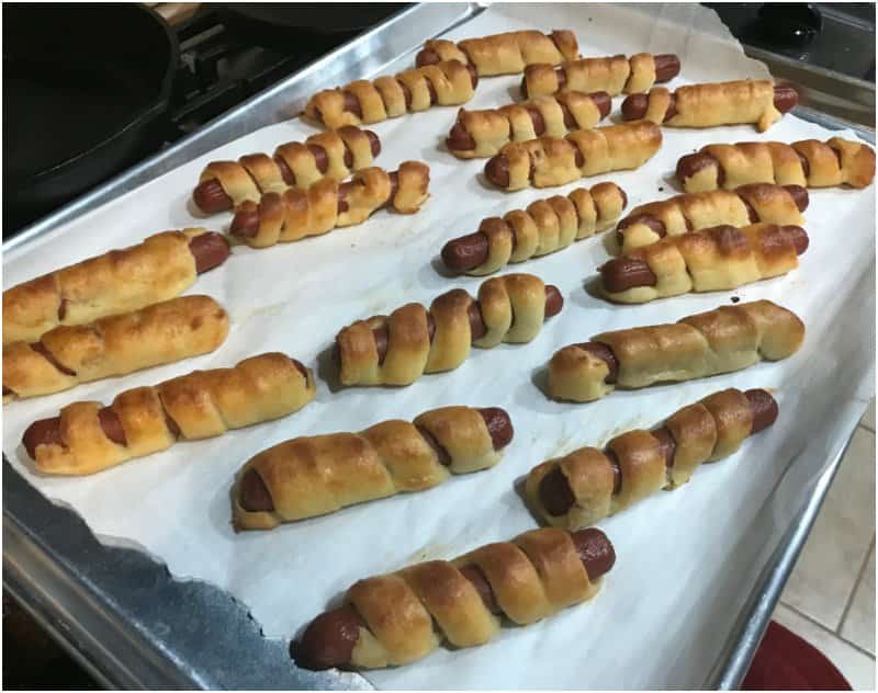 Keto Pigs in a Blanket Recipe made with Fat Head Dough