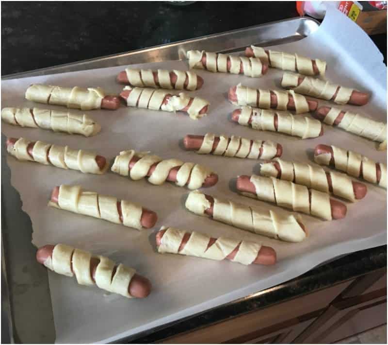 Keto Pigs in a Blanket Recipe made with Fat Head Dough