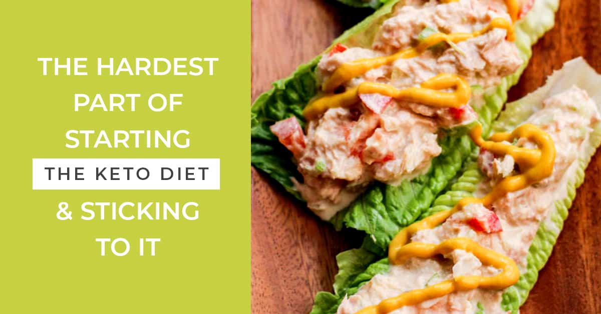 Want to start the keto diet? These tips will help you get through the hardest part of starting the keto diet and actually sticking to it! 