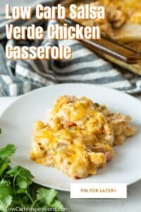 Low Carb Salsa Verde Chicken Casserole Recipe