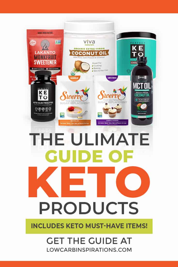 Looking for the best products for the keto diet? Look no further! The ultimate keto guide of products includes must-have items and essentials to get you started on the keto diet!