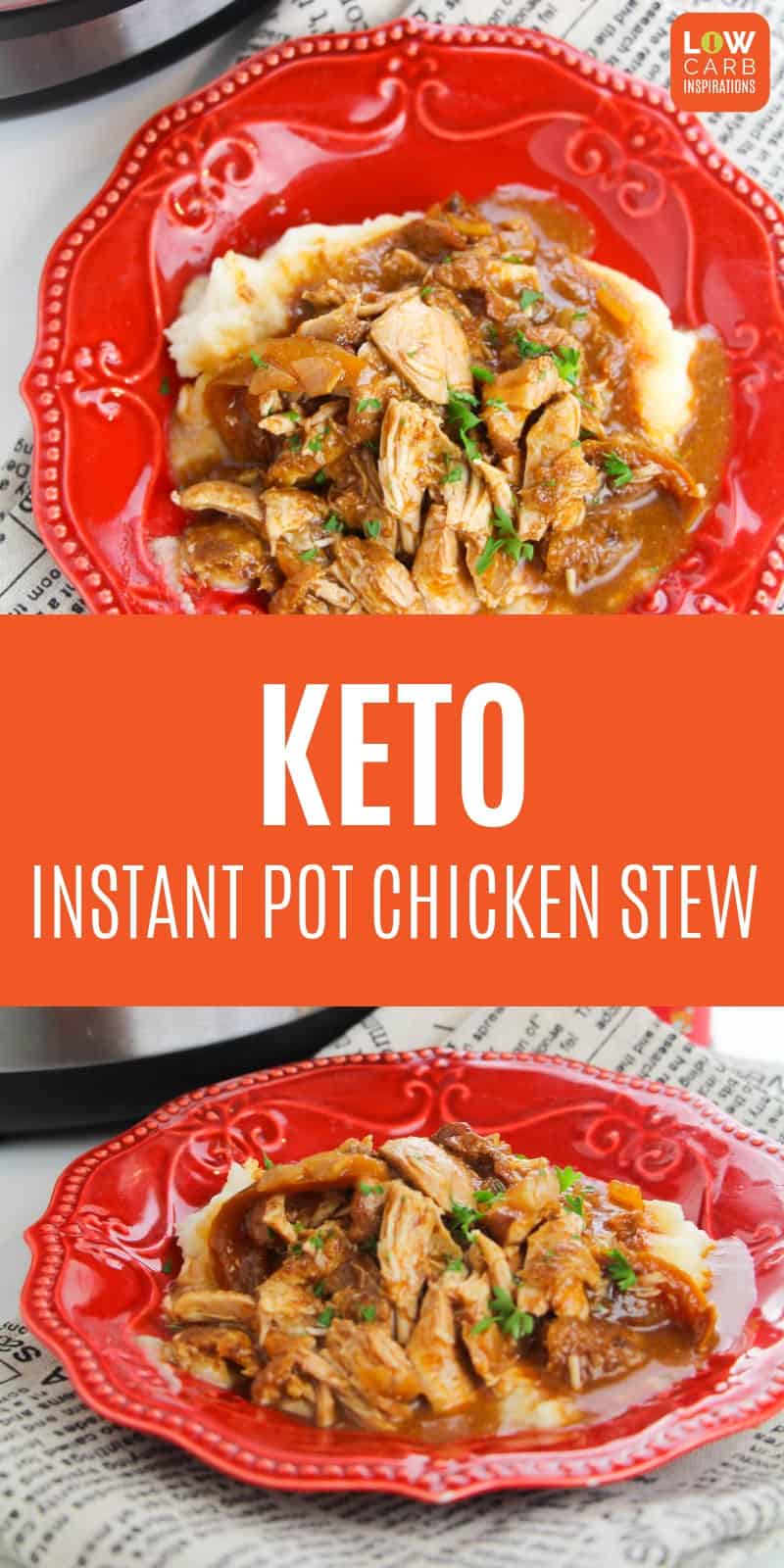 This instant pot chicken stew recipe is hearty & healthy for a chilly evening. You can have this amazing instant pot recipe ready in 30 minutes or less too!
