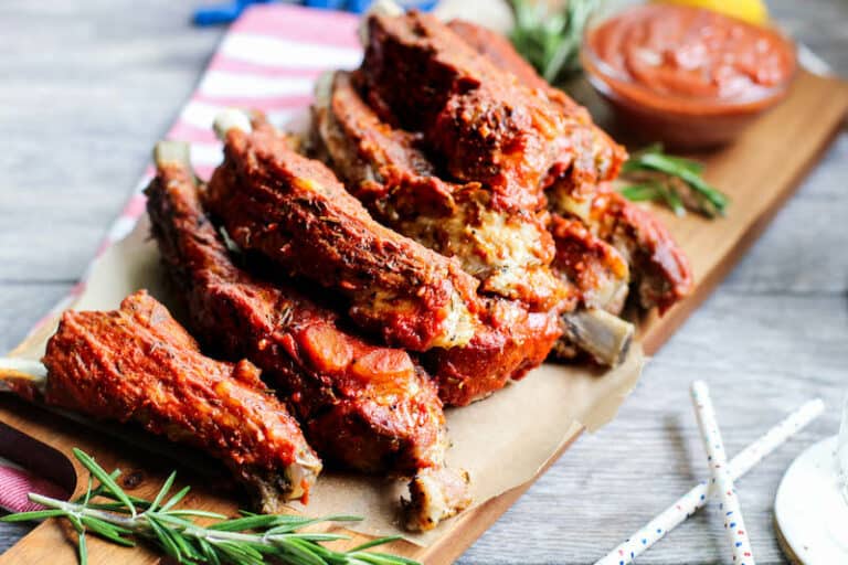 BBQ Keto Ribs made in the Instant Pot Pressure Cooker - Low Carb