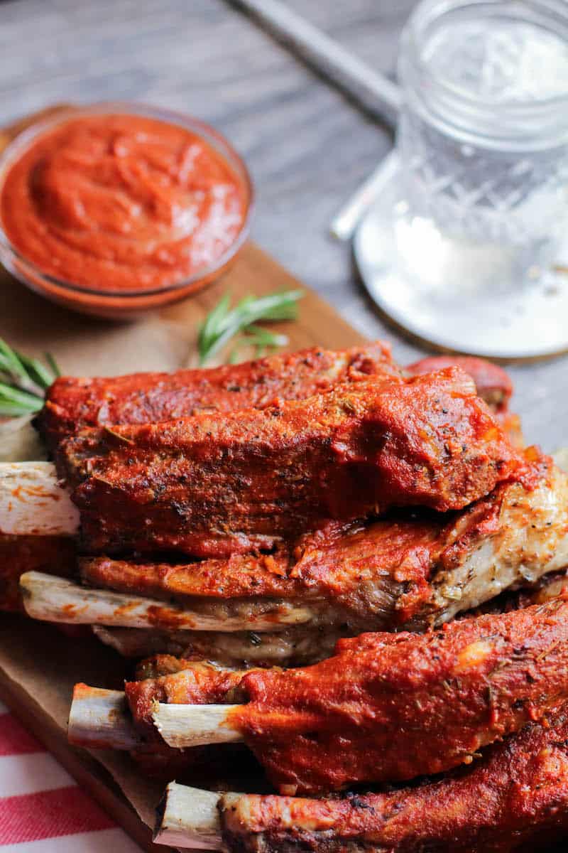 BBQ Keto Ribs made in the Instant Pot Pressure Cooker