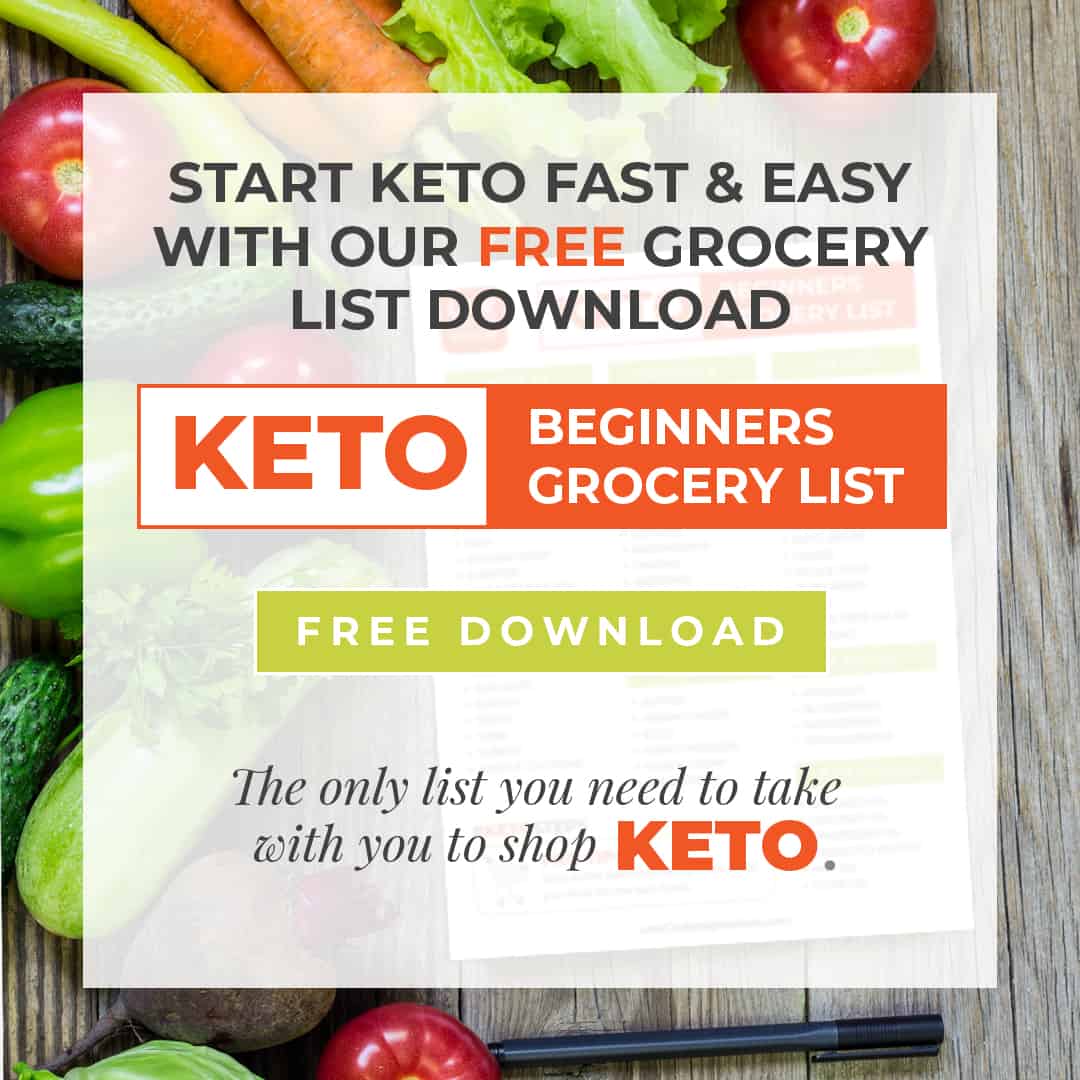 FREE Keto Grocery Shopping List