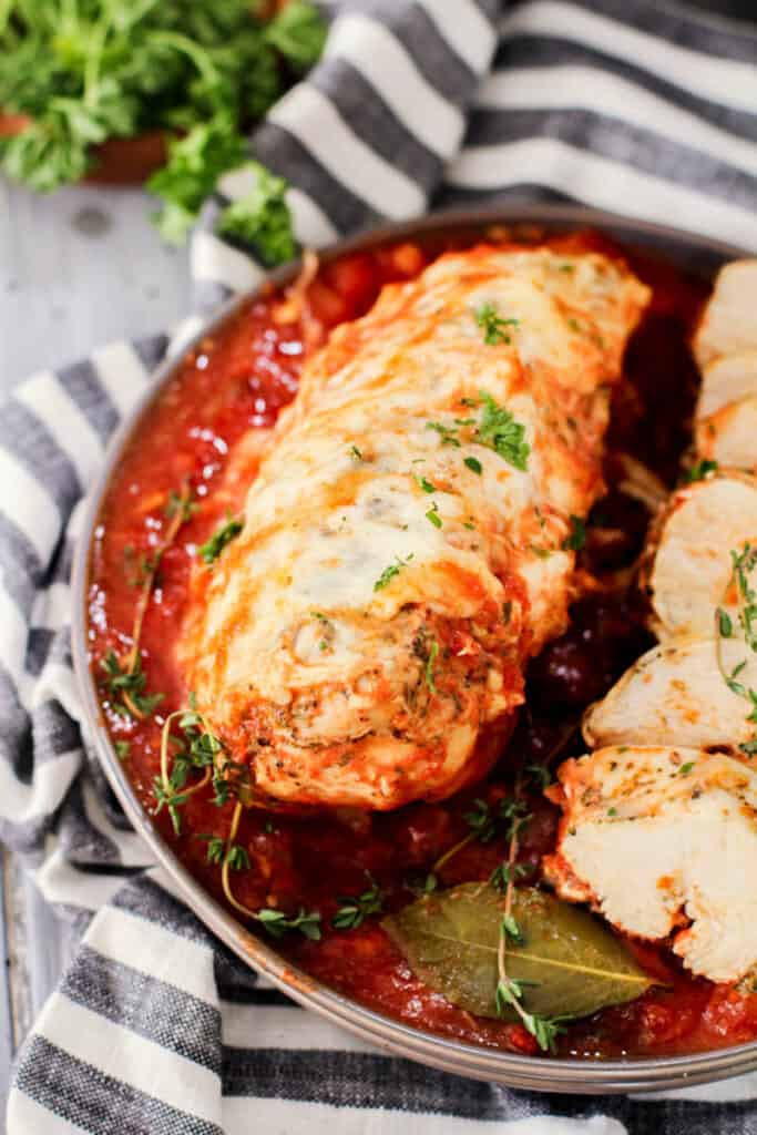 keto chicken parmesan recipe