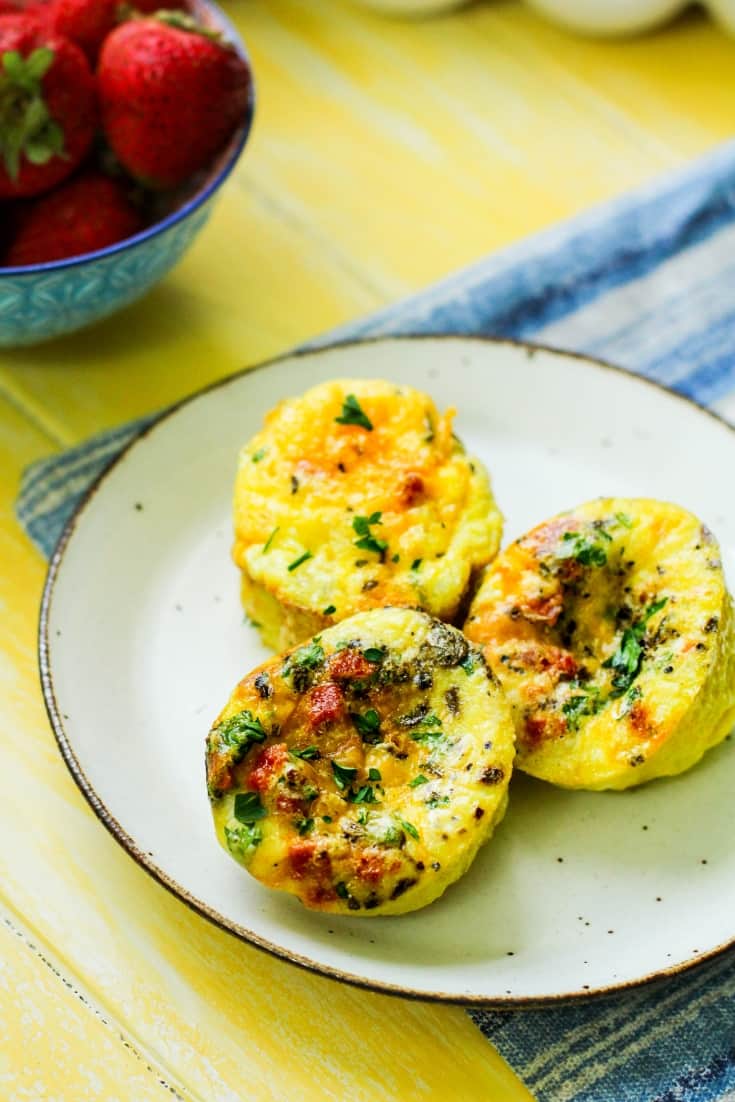 This keto friendly chorizo breakfast egg muffins are the best prep ahead breakfast idea for the keto diet. We made these with chorizo but you can get creative too!