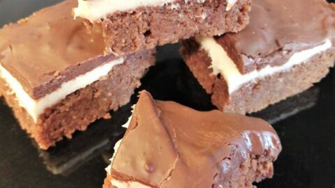 Keto Mississippi Mud Bars Recipe made with Keto Marshmallow Fluff