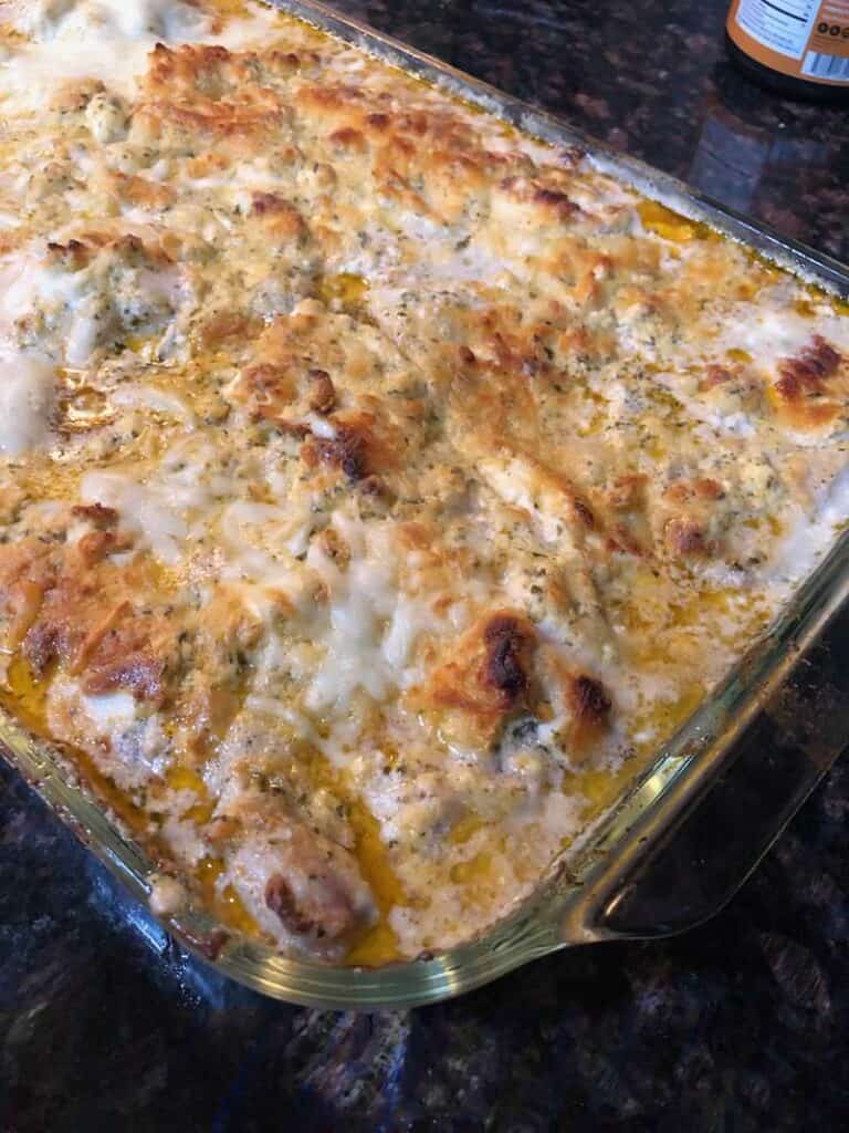 Keto Pesto Chicken Casserole Recipe