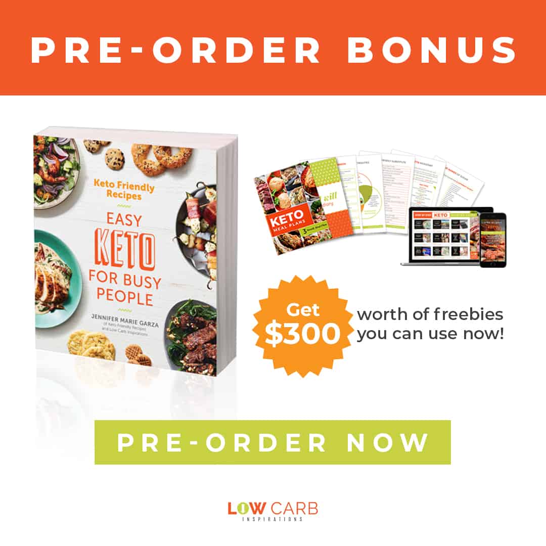 Preorder the Keto Friendly Recipes Cookbook!