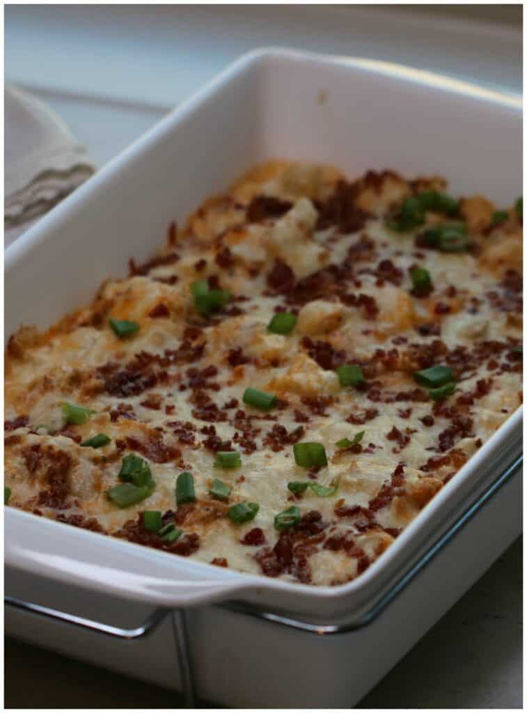Keto Bacon Ranch Chicken Casserole Recipe - Low Carb Inspirations