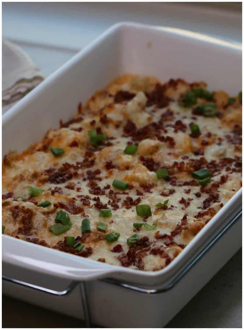 Keto Bacon Ranch Chicken Casserole Recipe - Low Carb Inspirations