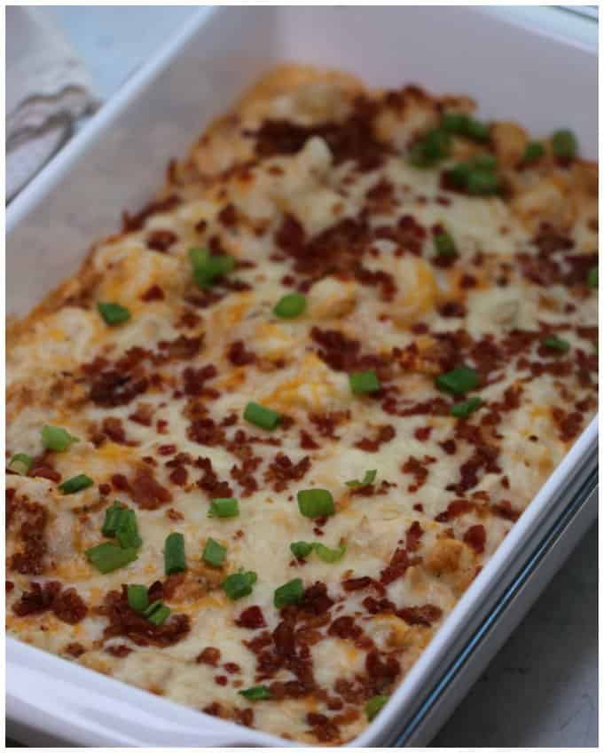 Keto Bacon Ranch Chicken Casserole Recipe