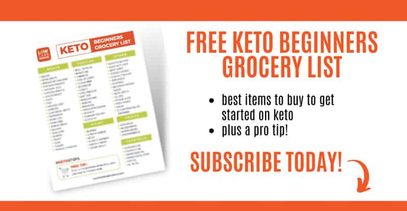 Free Keto Beginners Grocery List