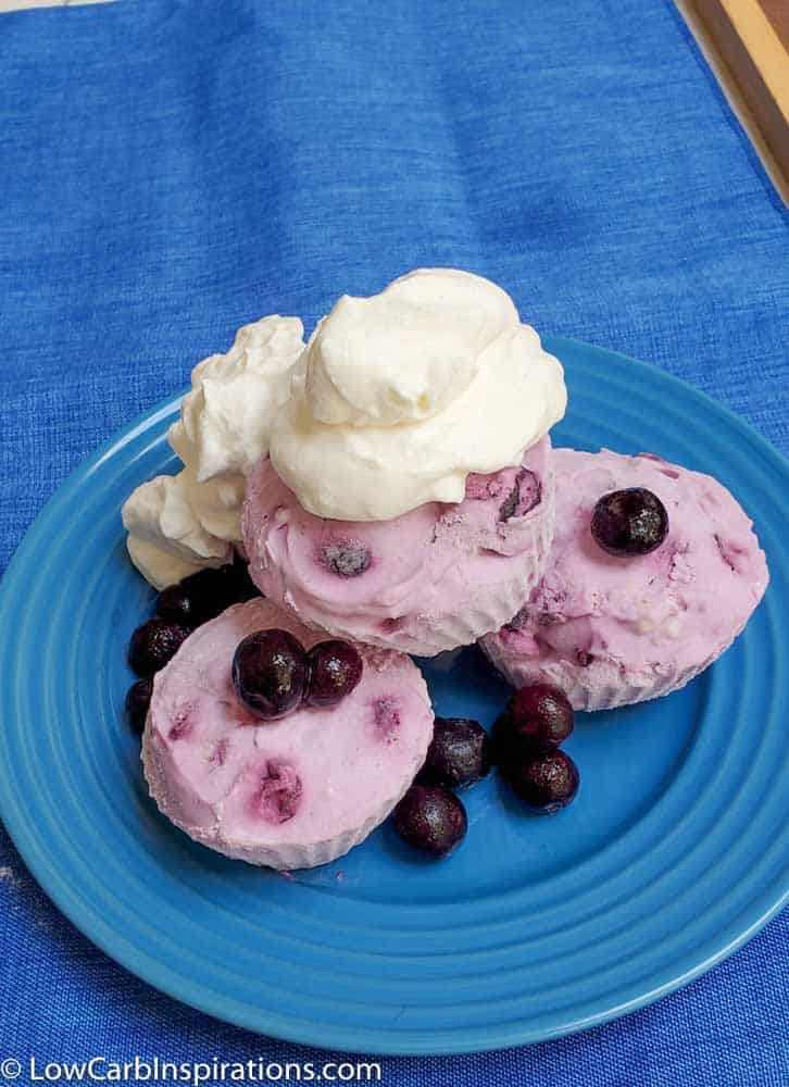 Keto Blueberry Cheesecake Fat Bomb Recipe