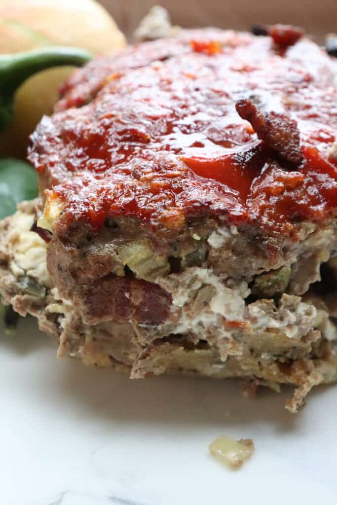 Jalapeno Popper Stuffed Meatloaf Recipe Low Carb Inspirations