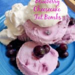 Keto Blueberry Cheesecake Fat Bombs Recipe