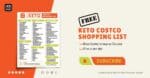 Keto Shopping List for Costco (Huge List of Keto Approved Foods) - Low ...