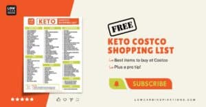 Keto Shopping List for Costco (Huge List of Keto Approved Foods) - Low ...